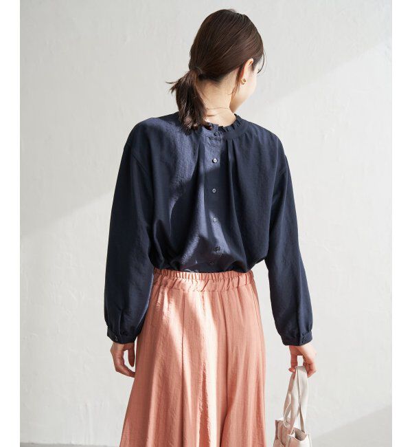 ikka「襟フリル2WAYブラウス」|シャツ・ブラウス|