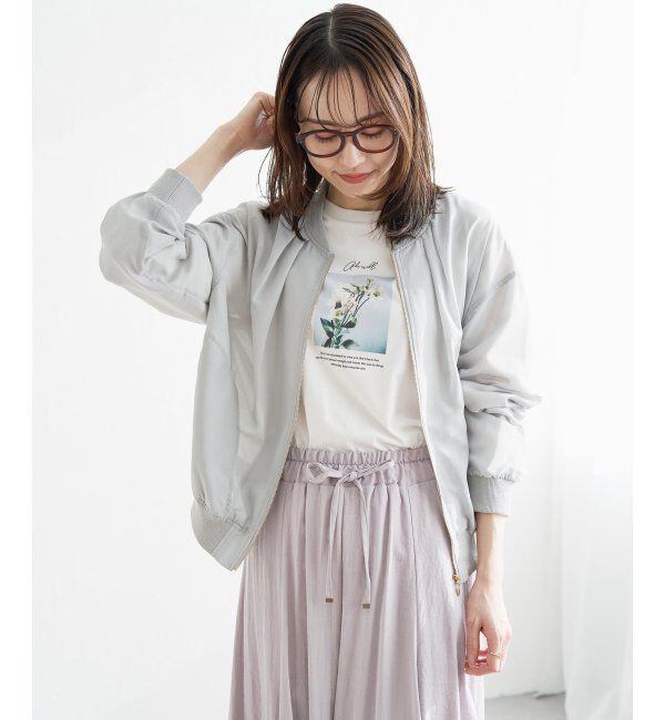 ikka「【雑誌InRed5月号掲載】シアーリブブルゾン」|ブルゾン・スタジャン|