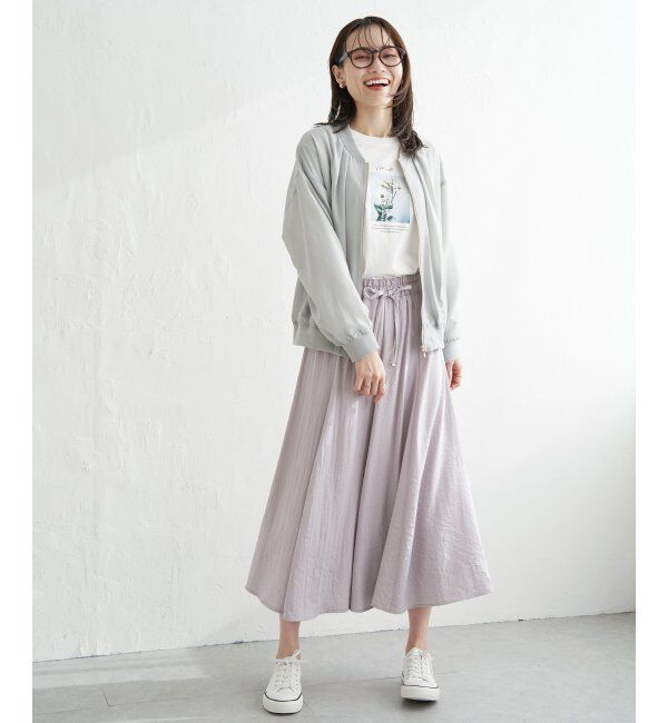 ikka「【雑誌InRed5月号掲載】シアーリブブルゾン」|ブルゾン・スタジャン|