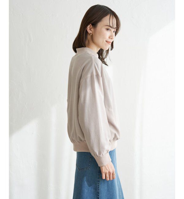 ikka「【雑誌InRed5月号掲載】シアーリブブルゾン」|ブルゾン・スタジャン|