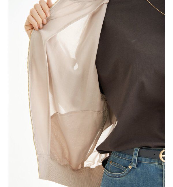 ikka「【雑誌InRed5月号掲載】シアーリブブルゾン」|ブルゾン・スタジャン|