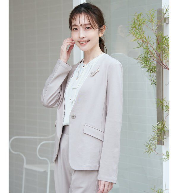 IKKA LOUNGE「【セットアップ対応】GOKU楽ワークポンチジャケット」|その他|グレージュ