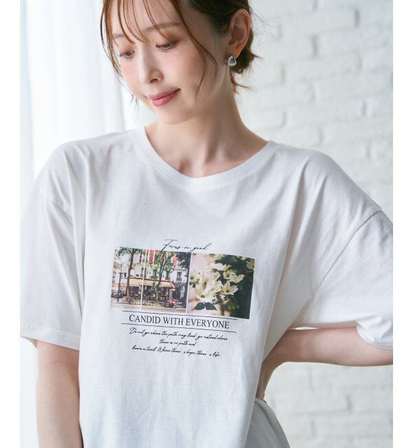 ikka「ロゴフォトプリントＴ」|Tシャツ・カットソー|ソノタ