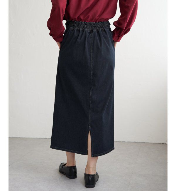 ikka「GOKU楽Iラインタイトスカート」|スカート|