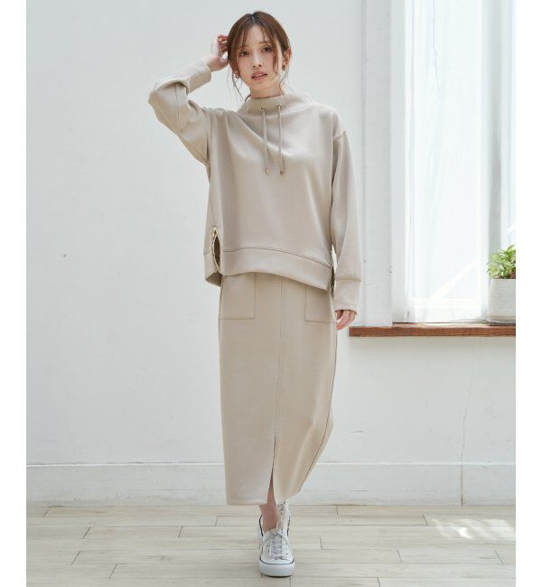 ikka「GOKU楽鹿の子ダンボールスカート」|スカート|