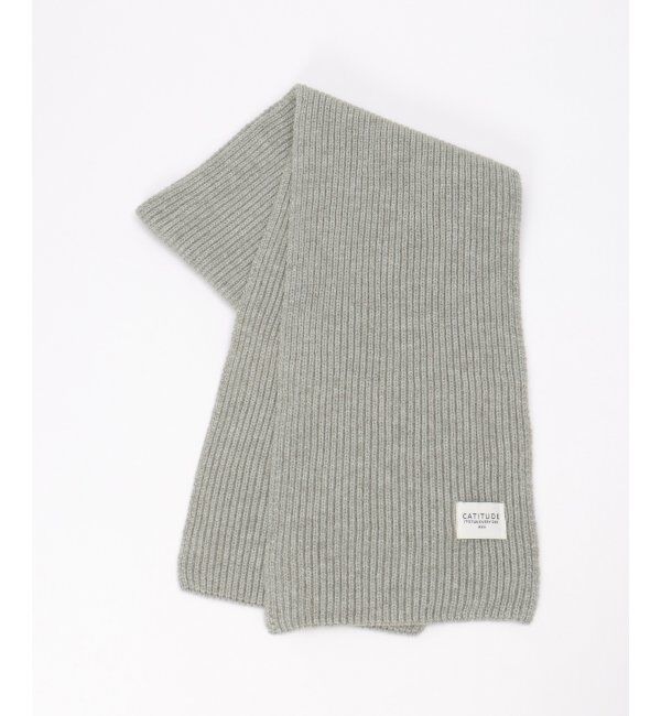 ikka「リブニットマフラー」|マフラー|グレー