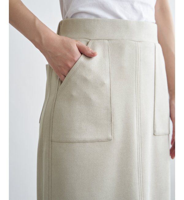 ikka「フェイクスエードスカート」|スカート|