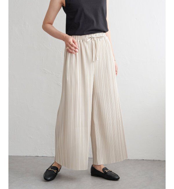 ikka「カットプリーツワイドパンツ【親子コーデ】」|その他|