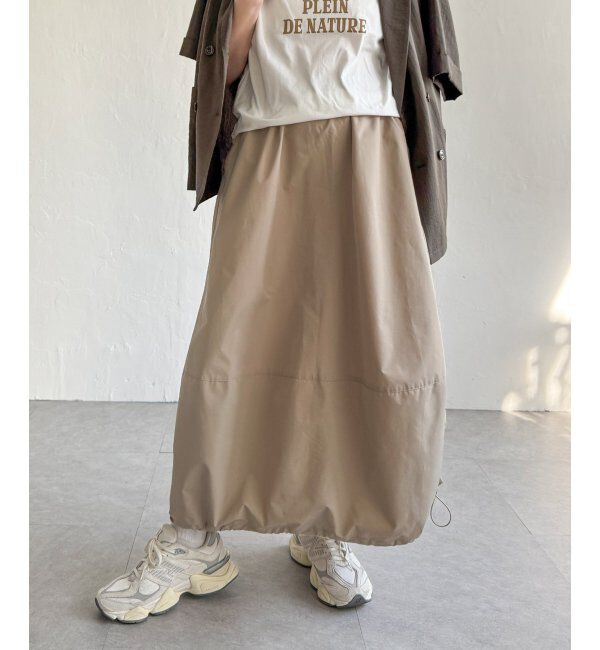 Lbc with Life「撥水バルーンドロストスカート」|スカート|
