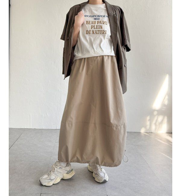 Lbc with Life「撥水バルーンドロストスカート」|スカート|