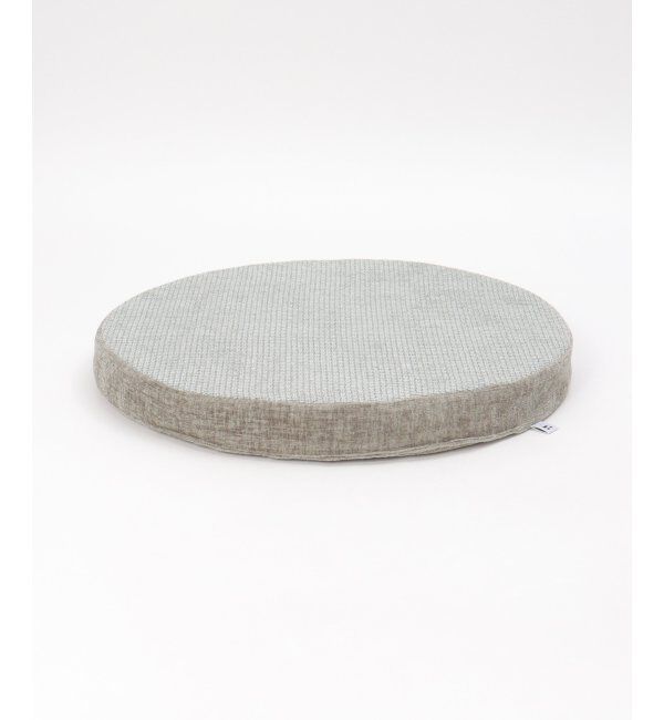 Lbc with Life「ベロアコンビシートクッション ラウンド H4cm」|クッション・クッションカバー|