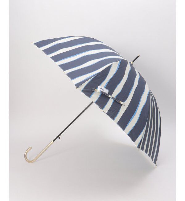 Lbc with Life「ニュアンスストライプ長傘 雨傘 晴雨兼用」|傘|ネイビーブルー