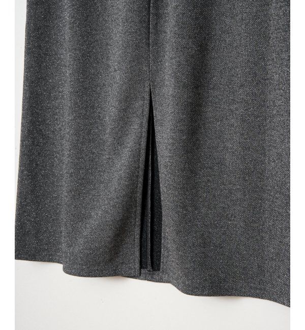 Lbc with Life「ラメ裏毛Iラインスカート」|スカート|