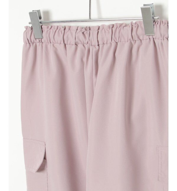 VENCE share style「ポプリンライン入りカーゴパンツ」|デニム|