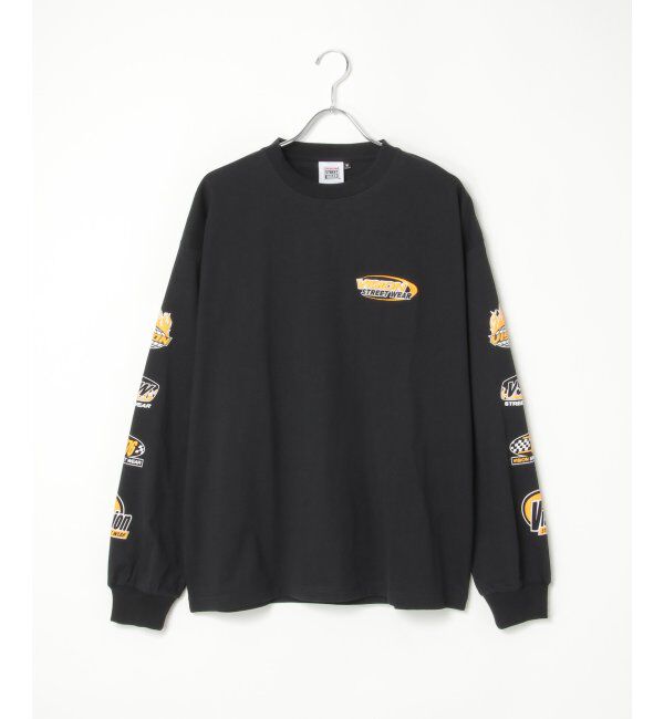 VENCE share style「VISION STREET WEAR ヴィジョンストリートウェア ロゴ袖プリントロンTシャツ」|Tシャツ・カットソー|