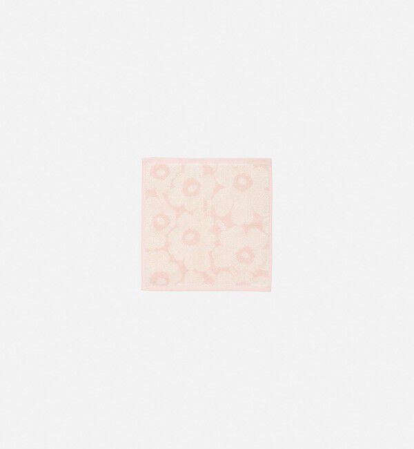 Marimekko「【日本限定】Mini Unikko ミニタオル 26&times;26cm」|タオル|ライトピンク