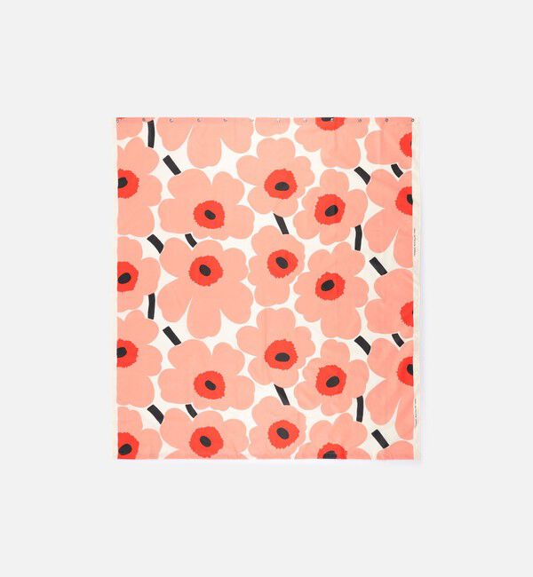 Marimekko「【オンラインストア限定】Unikko シャワーカーテン 180&times;200cm」|タオル|