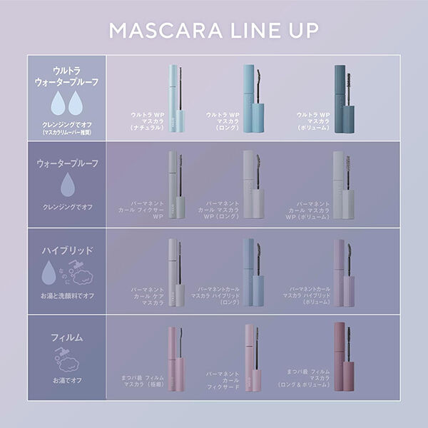 ファシオ「ファシオ まつパ級 フィルム マスカラ 01 ブラック 無香料 (6g)」|マスカラ・まつげ|