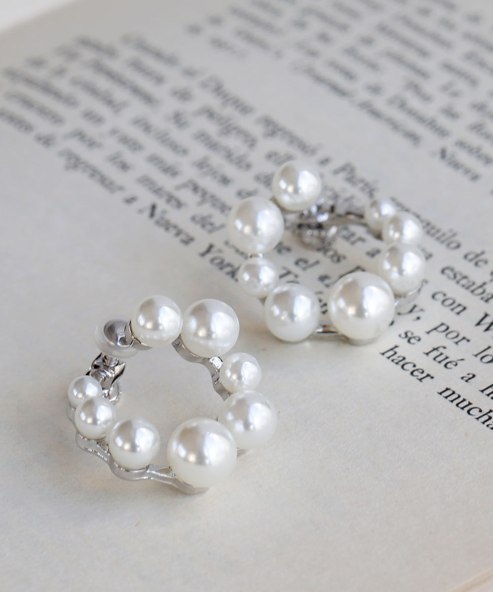 colleca la「パールサークルイヤリング」|イヤリング|シルバー