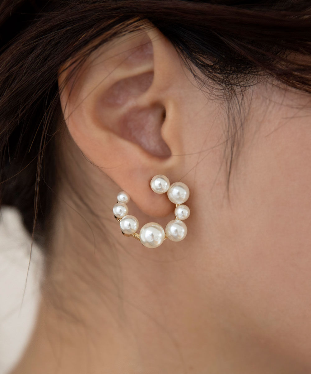 colleca la「パールサークルイヤリング」|イヤリング|