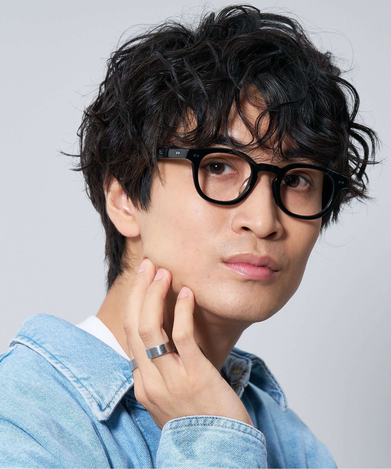  「ウェリントン型 ｜太縁メガネ｜黒縁メガネ｜ ユニセックス｜CLASSIC レンズ交換券付き」|メガネ|