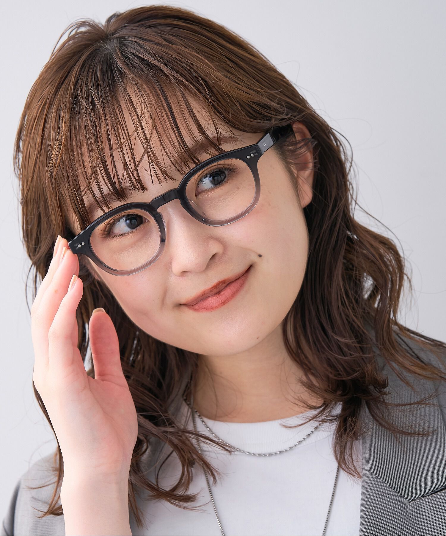  「ウェリントン型 ｜太縁メガネ｜黒縁メガネ｜ ユニセックス｜CLASSIC レンズ交換券付き」|メガネ|