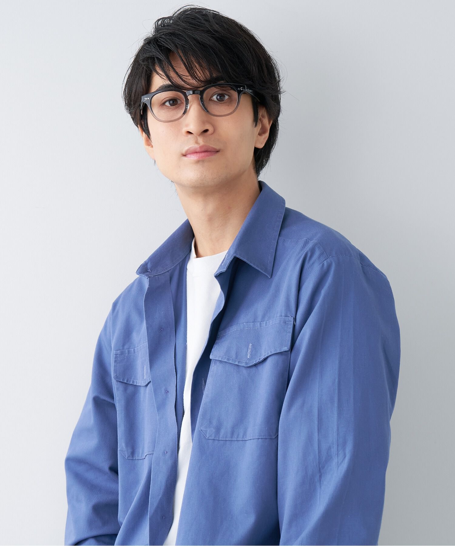  「ウェリントン型 ｜太縁メガネ｜黒縁メガネ｜ ユニセックス｜CLASSIC レンズ交換券付き」|メガネ|