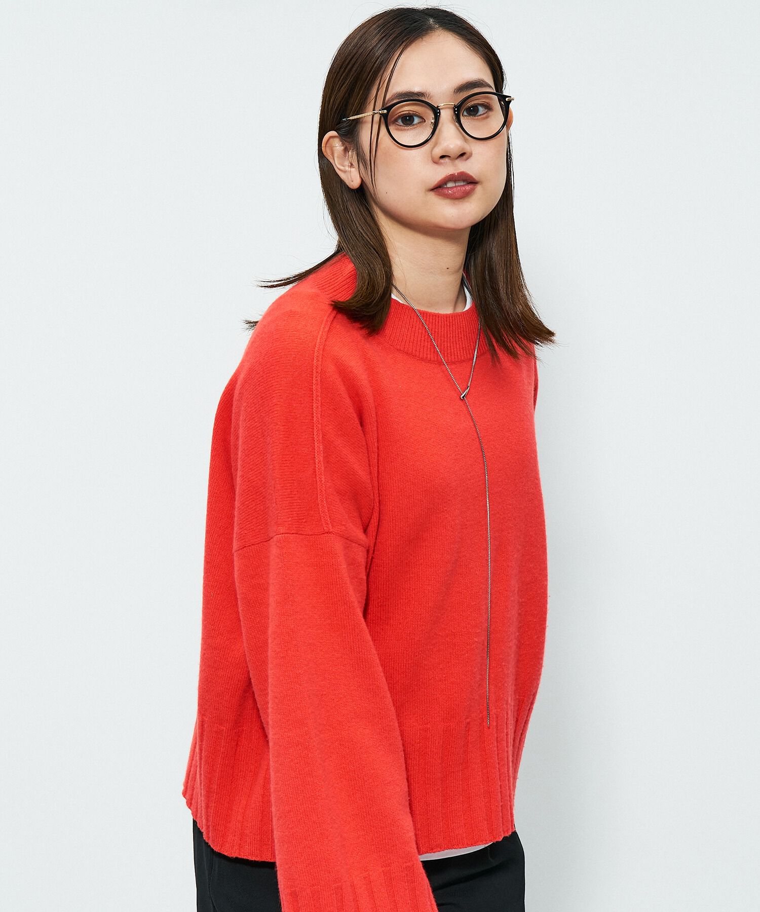  「ボストン型 メガネ｜Zoff メタル プラスチック 伊達メガネ 度付きメガネ レンズ交換券付き」|メガネ|