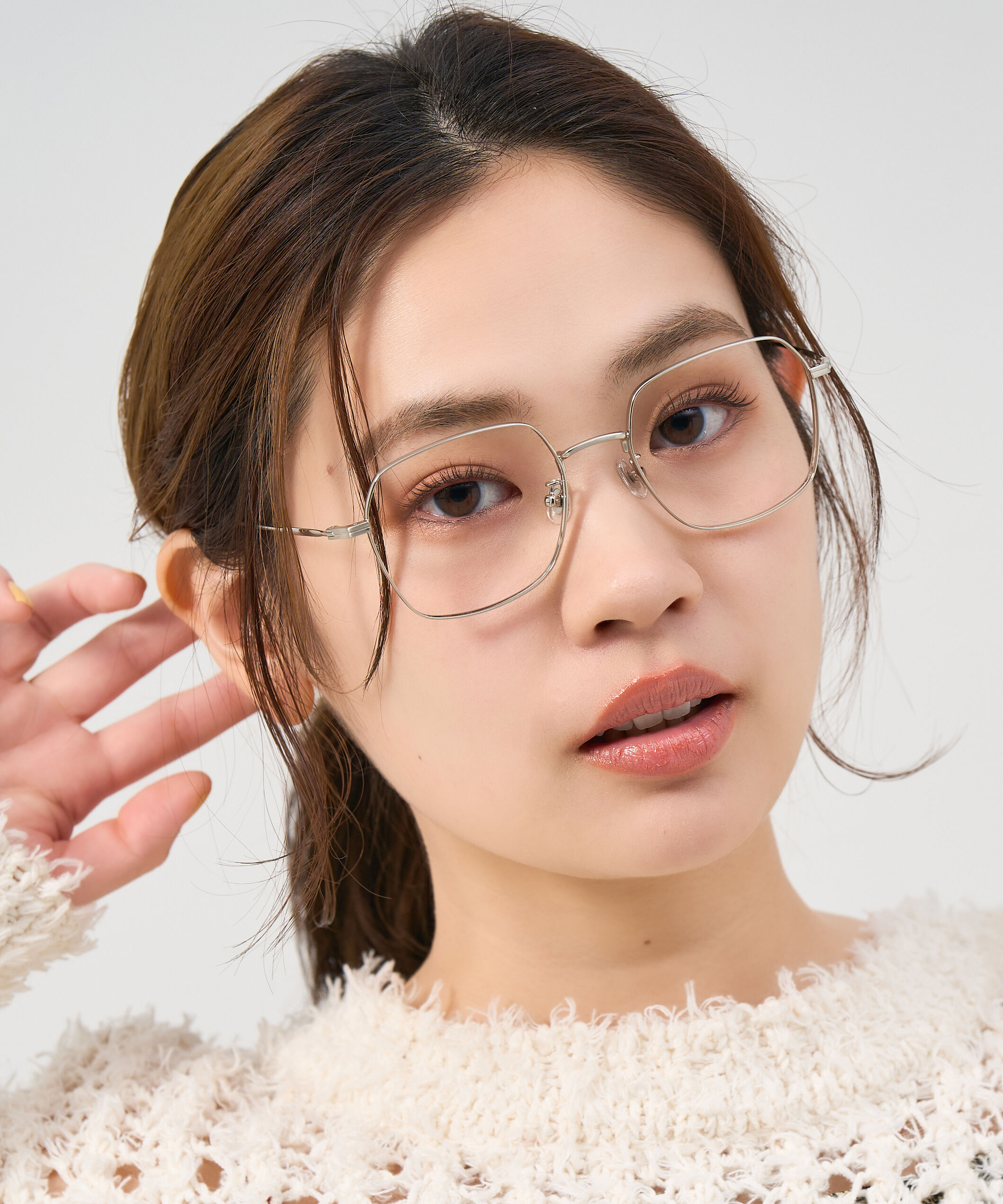  「ウェリントン型 メガネ｜少し角張ったウェリントンフレーム 伊達メガネ 度付きメガネ レンズ交換券付き」|メガネ|