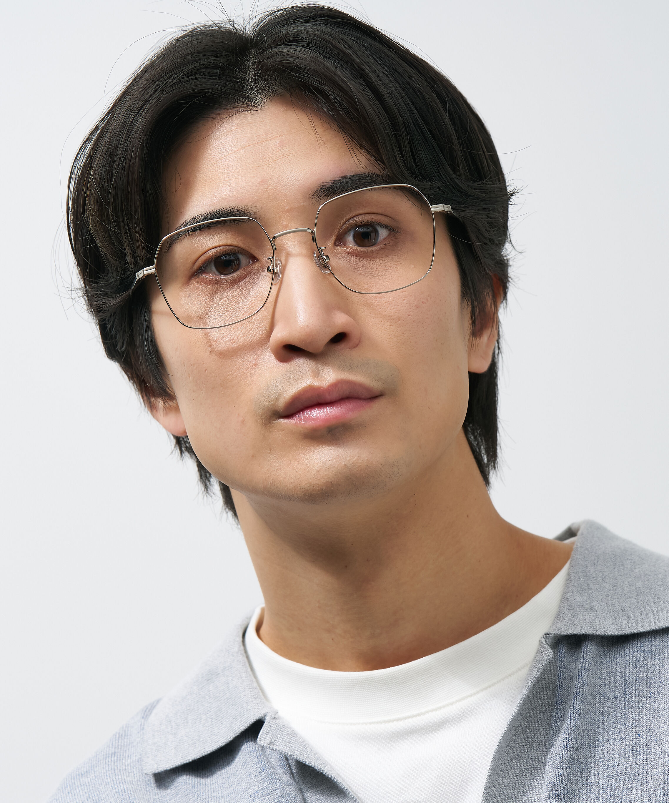  「ウェリントン型 メガネ｜少し角張ったウェリントンフレーム 伊達メガネ 度付きメガネ レンズ交換券付き」|メガネ|