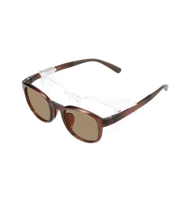  「ウェリントン型 花粉/飛沫対策 サングラス  (Zoff PROTECT 2WAY)  花粉メガネ メガネ 紫外線防止 UVカット」|サングラス|