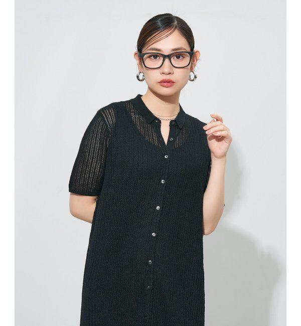  「ウェリントン型 メガネ | レザー調 ラバーテンプル 眼鏡 伊達メガネ 度付き CLASSIC レンズ交換券付」|メガネ|