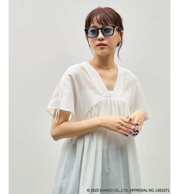  「Zoff｜はぴだんぶい ウェリントン型 サングラス｜紫外線対策 UVカット｜ユニセックス｜グッズ  」|サングラス|