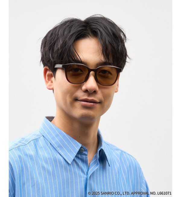  「Zoff｜はぴだんぶい ウェリントン型 サングラス｜紫外線対策 UVカット｜ユニセックス｜グッズ  」|サングラス|