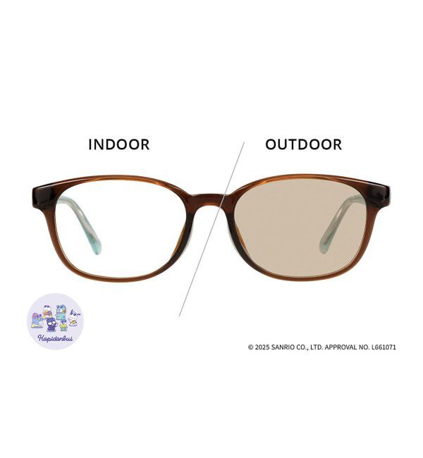  「【WEB限定】Zoff｜はぴだんぶい 調光サングラス｜紫外線で色が変わる 紫外線対策 UVカット｜グッズ  」|サングラス|