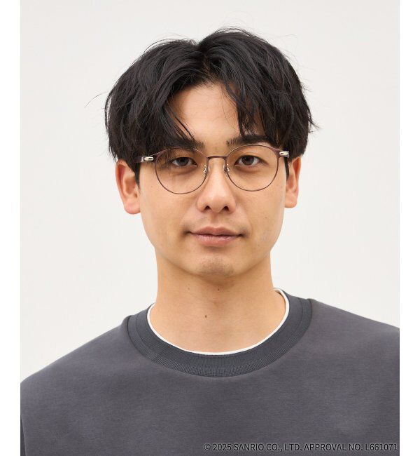  「Zoff｜はぴだんぶい 【タキシードサム モデル】メガネ｜伊達・度付きメガネ｜グッズ   レンズ交換券付」|メガネ|