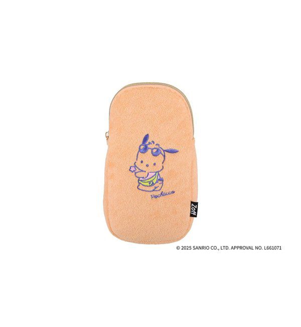  「Zoff｜はぴだんぶい メガネ・サングラスケース｜化粧ポーチ｜可愛い｜ギフト グッズ  」|サングラス|オレンジ