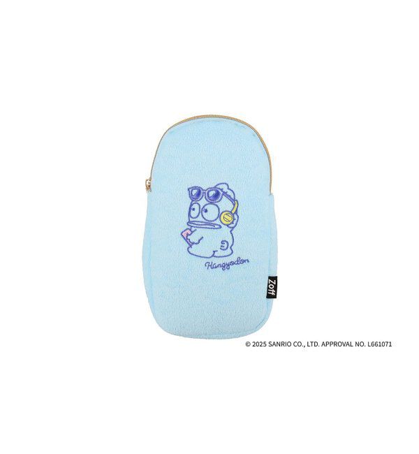  「Zoff｜はぴだんぶい メガネ・サングラスケース｜化粧ポーチ｜可愛い｜ギフト グッズ  」|サングラス|薄ブルー