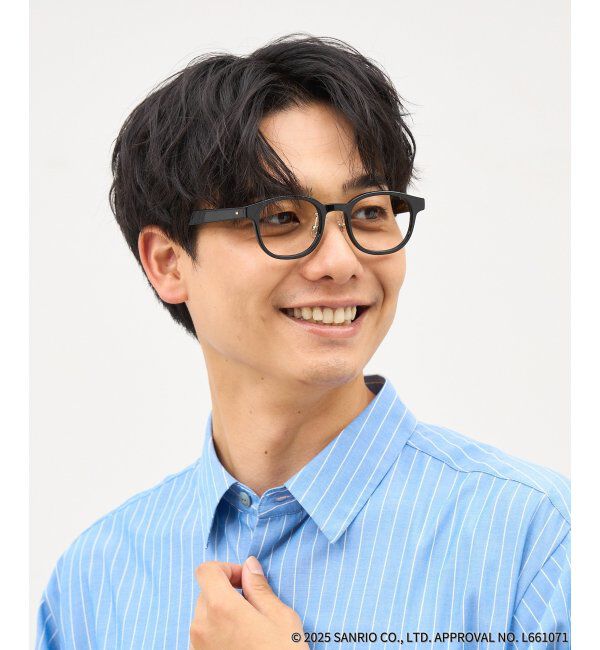  「Zoff｜はぴだんぶい 【バッドばつ丸 モデル】 メガネ｜伊達・度付きメガネ｜グッズ   レンズ交換券付」|メガネ|