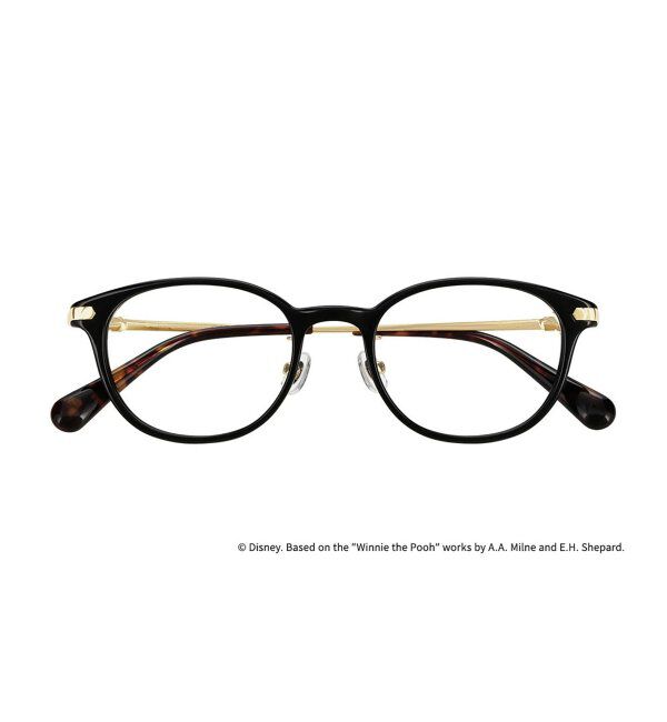  「 ウェリントン型 メガネ | 軽量、眼鏡、くまのプーさん Zoff  レンズ交換券付 レンズ交換券付」|メガネ|
