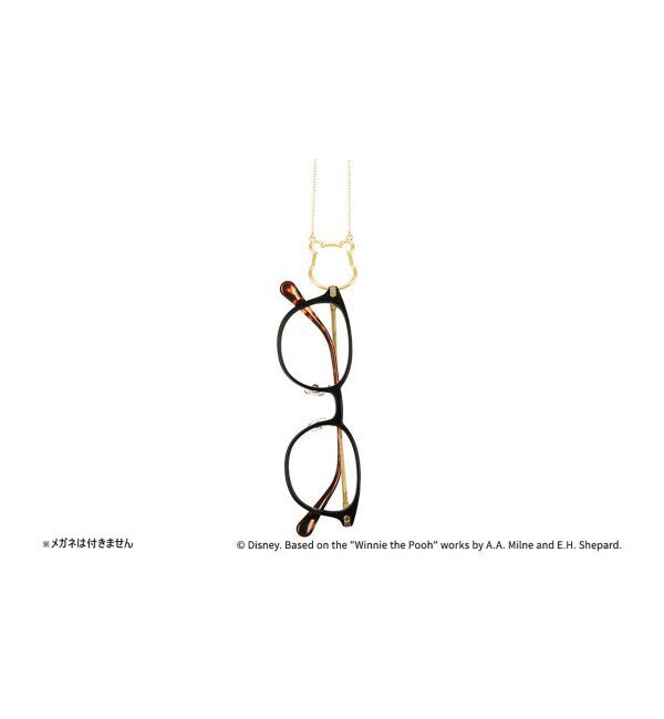  「 メガネ・サングラス ストラップ、くまのプーさん Zoff  レンズ交換券付」|サングラス|