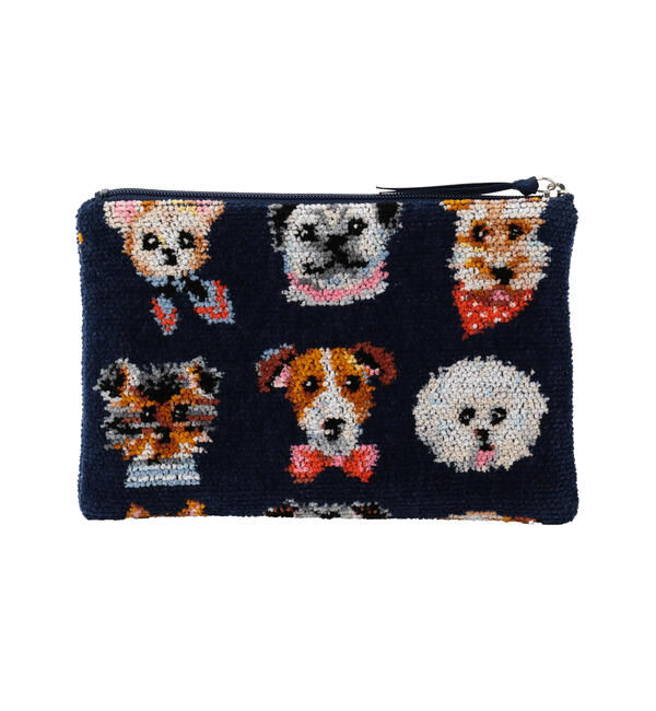 LOVERARY BY FEILER「ラブラリードギー　フラットポーチ　L/LDG-193104」|ポーチ|