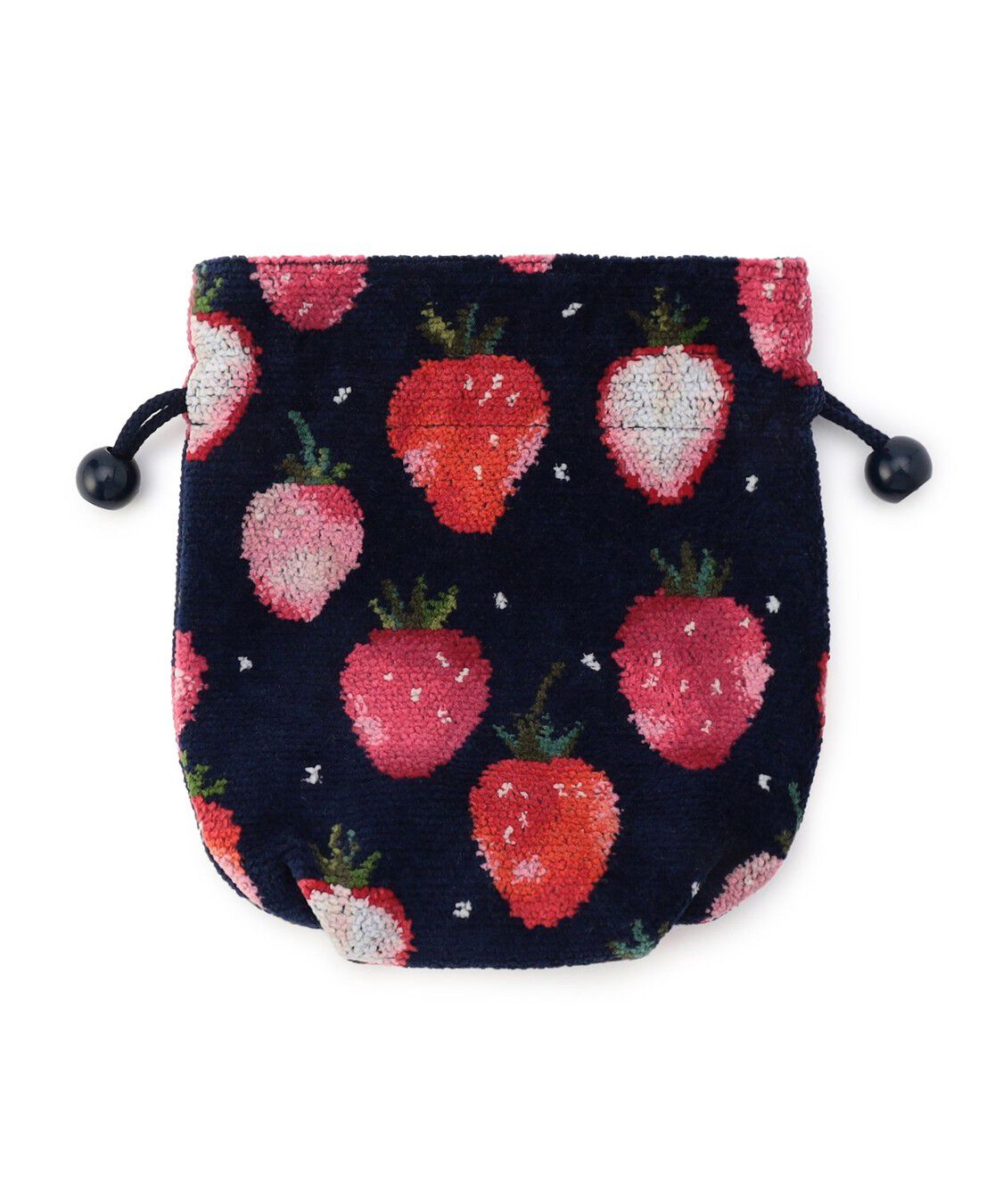 LOVERARY BY FEILER「ストロベリードット　巾着　L/STD-257346」|ポーチ|
