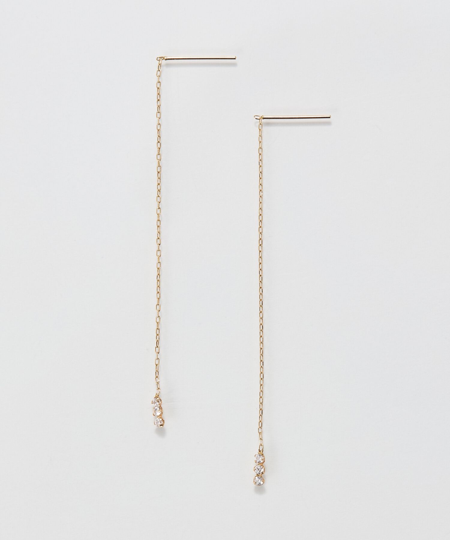  「【K10】スウィングビジューアメリカンピアス/BOX付き」|ピアス|