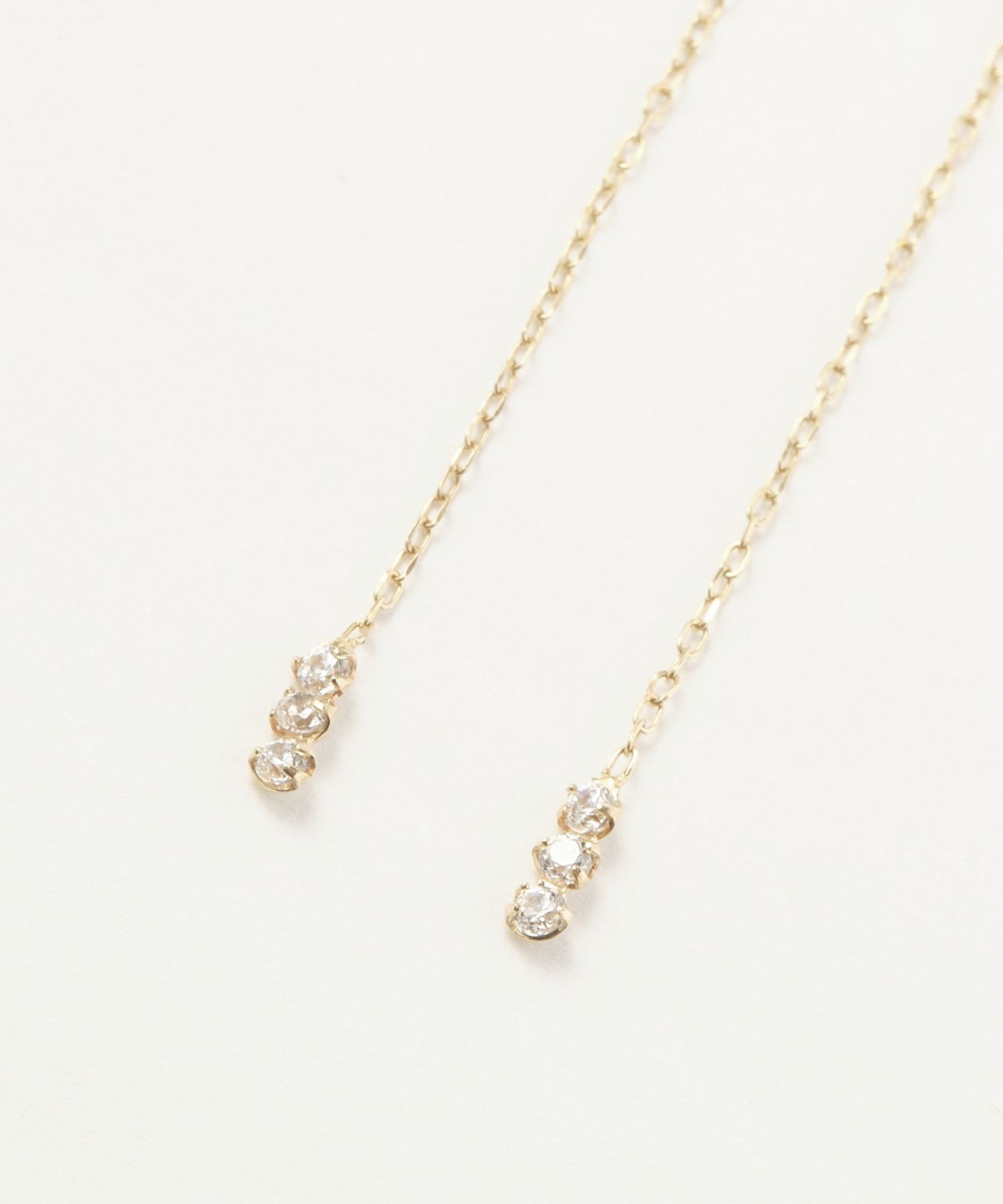  「【K10】スウィングビジューアメリカンピアス/BOX付き」|ピアス|