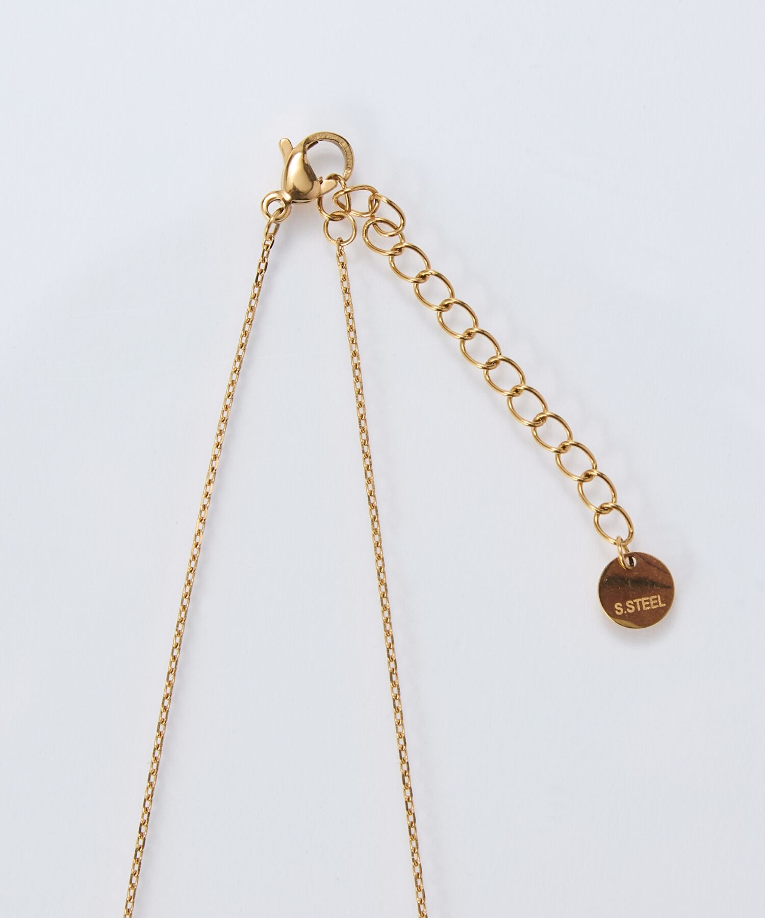 Phoebe「【金属アレルギー対応】カラージェムステーションネックレス/天然石/サージカルステンレス」|ネックレス|