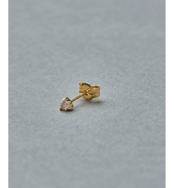 ete「K10YG ダイヤモンド ピアス」|ピアス|