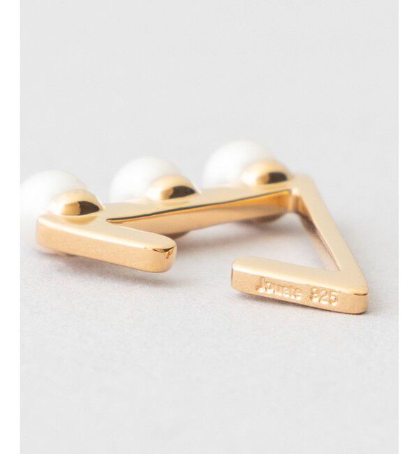 Jouete「イヤーカフス トライアングル パール」|イヤーカフ|