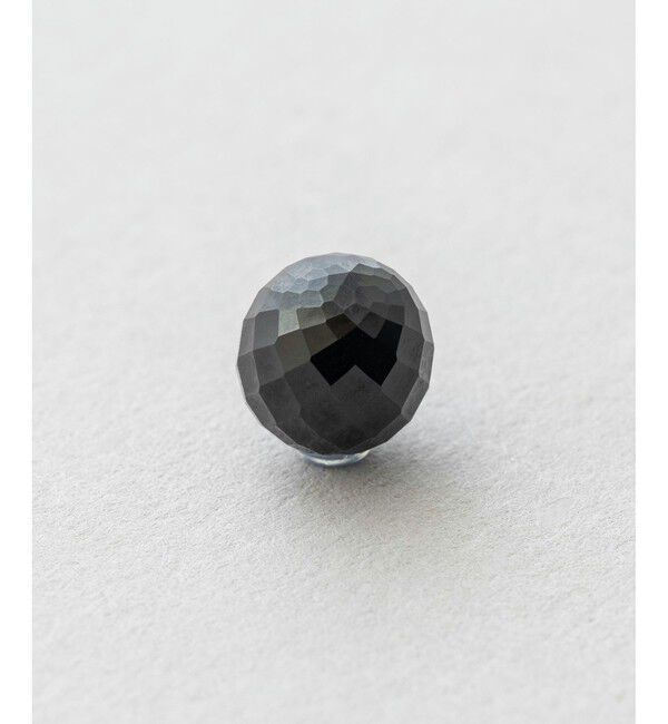 Jouete「ブラックカルセドニー キャッチ」|ピアス|ブラック系その他