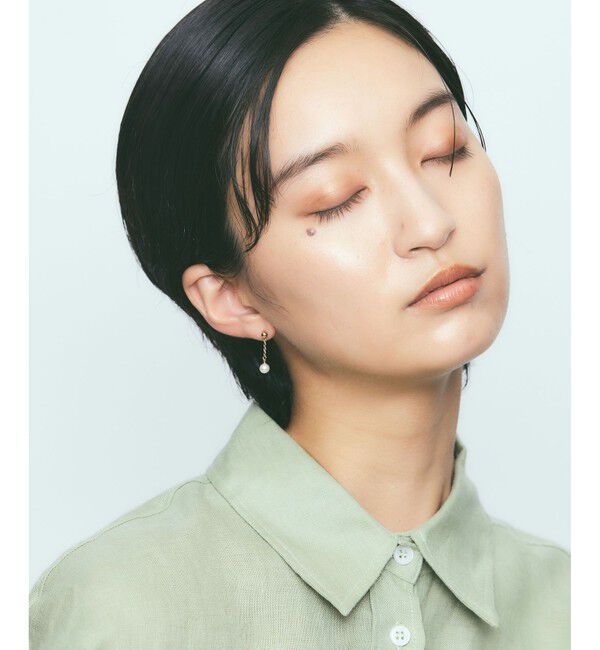 Jouete「ジルコニア&times;パール チュージング ピアス」|ピアス|